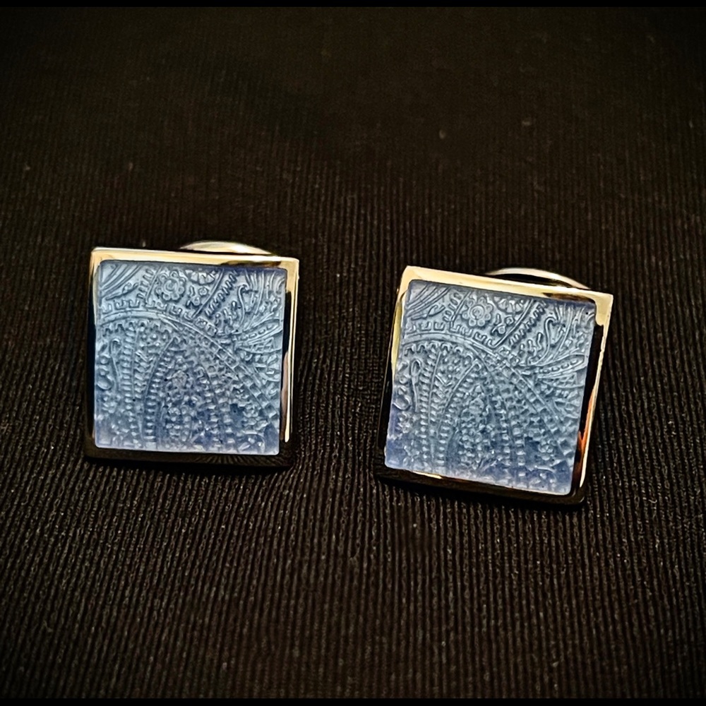 New David Donahue Sterling Silver Cufflinks
